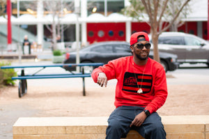 Red/black G-Series Snapback Hat