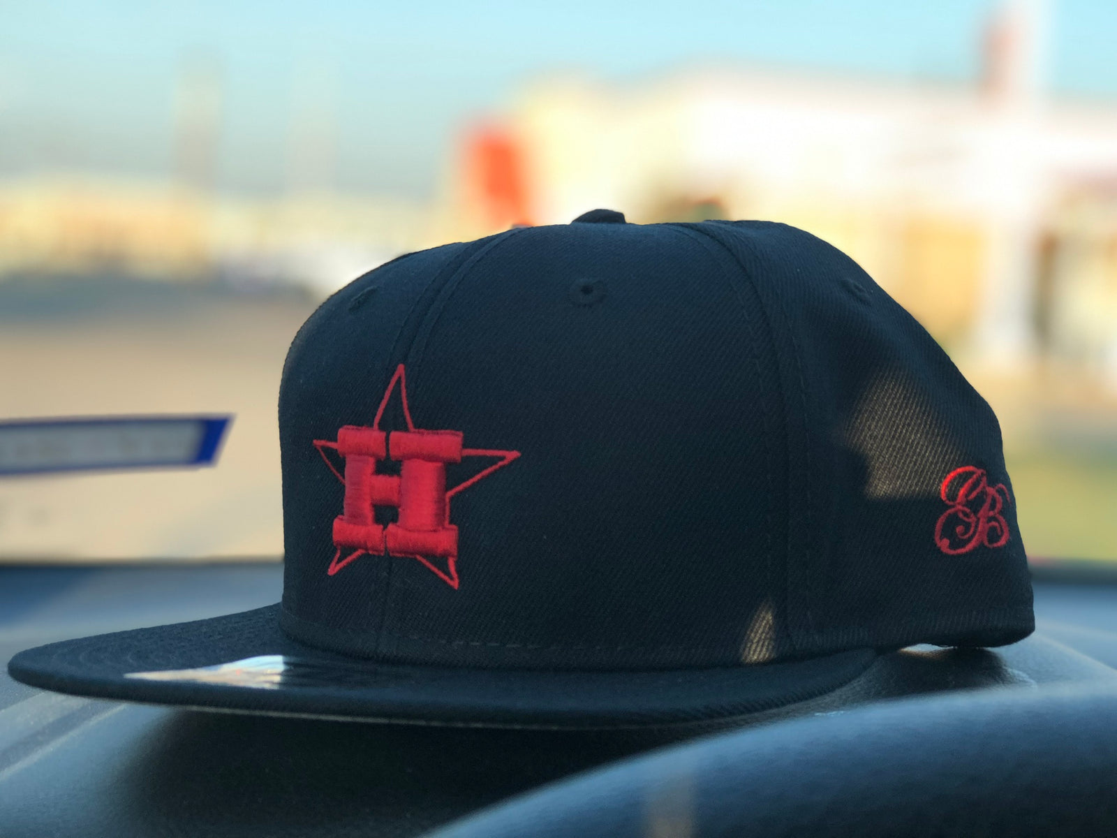 HawleyHood black n red Signature Snapback Hat