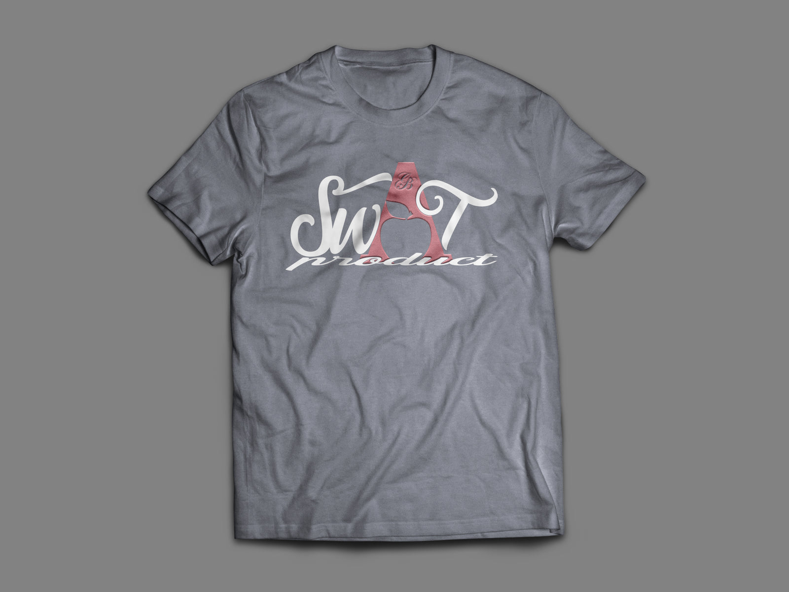 Galo Biani Woman's "S.W.A.T. Product T-shirt - Grey/white/Pink