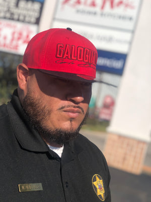 Red/black G-Series Snapback Hat