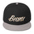 White and gold lettering Snapbacks