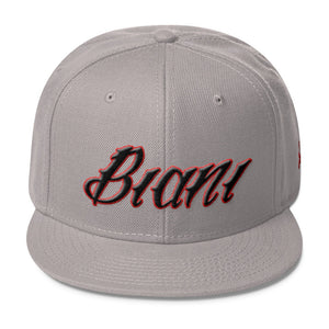 Black and Red lettering Snapbacks