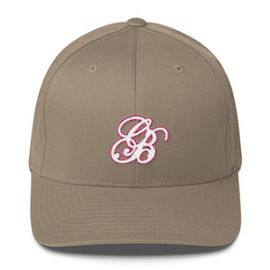 Women's white lettering with pink Cap