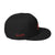 HawleyHood black n red Signature Snapback Hat