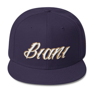 White and gold lettering Snapbacks